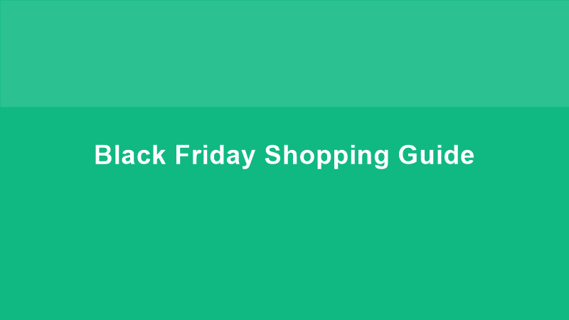 Holiday Shopping Calendar