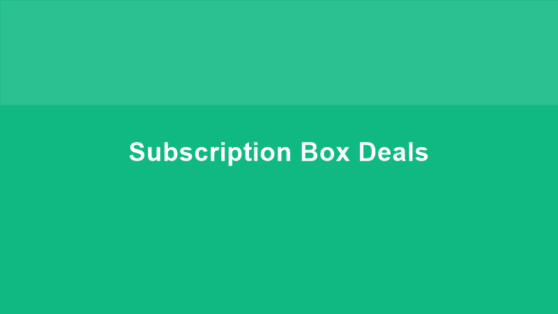 Subscription Box Deals